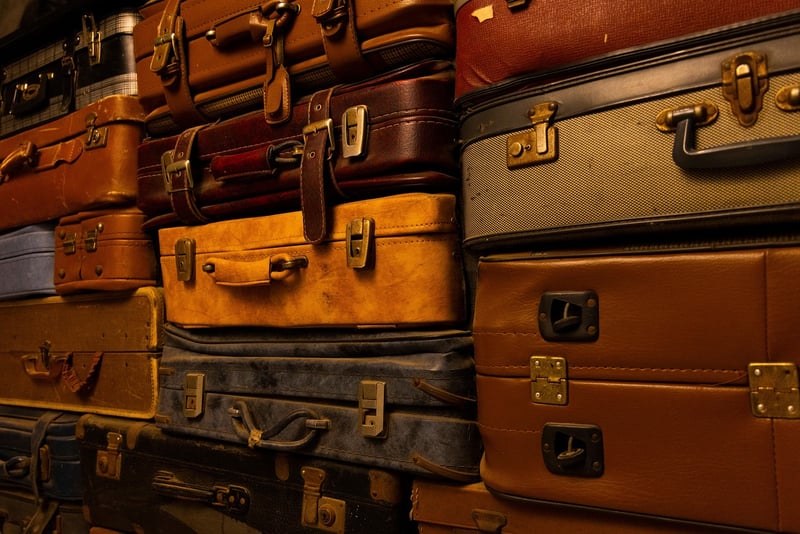 Vintage Suitcase Shelf